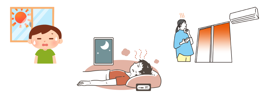 夏の暑いイメージ